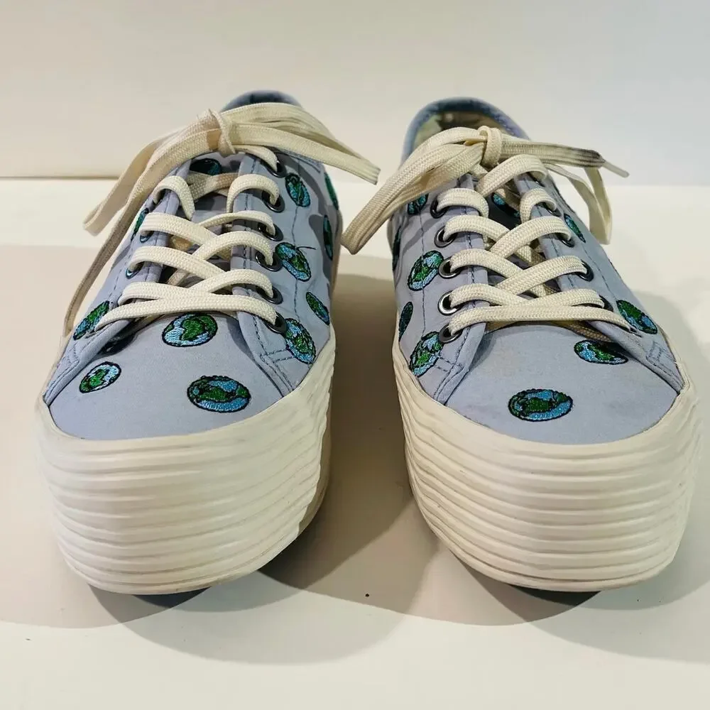 SeaVees Blue Mist Earth Monterey Platform Sneakers Size 5